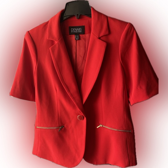dennis basso Jackets & Blazers - Dennis Basso women’s short sleeve dress jacket. Size 12